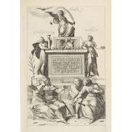 Old, Antique map image download for Title page : "Livre quatriesme des principales villes du monde"..