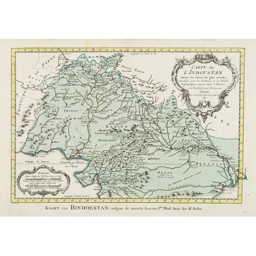 Old map image download for Carte de L'Indoustan. . .