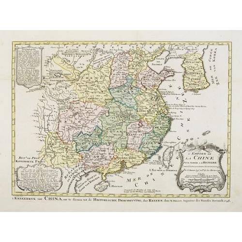 Old map image download for L'Empire de La Chine.. / 't Keizerryk van China..