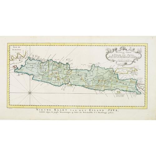 Old map image download for Nouvelle carte de l'Isle de Java.