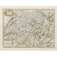 Old map image download for Helvetia cum finitimis regionibus confoederatis.