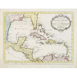 Carte du Golphe du Mexique et des Isles de L'Amerique.