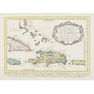 Old map image download for Carte de L'Isle d'Hayti, Aujour d'hui.. St.Domingue..