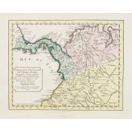 Old, Antique map image download for Carte des Provinces de Tierra Firme Darien Cartagene ..