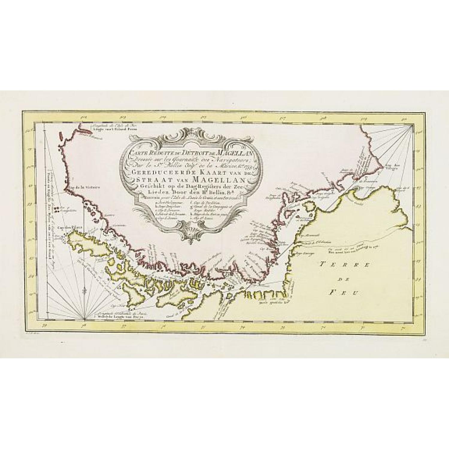 Carte réduite du Détroit de Magellan. . .