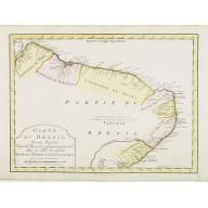 Old map image download for Carte du Bresil Prem. Partie..
