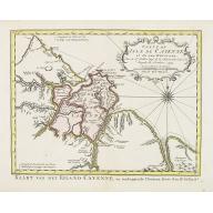 Old, Antique map image download for Carte de L'Isle de Caiene et de ses environs.