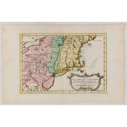 Carte de la Nouvelle Angleterre, Nouvelle York et Pensilvanie / Pour servir à l'Histoire Générale des Voyages.