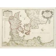 Old, Antique map image download for Le Royaume de Danemark subdivisé en ses Principales Provinces..