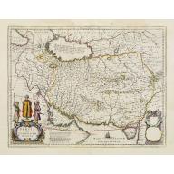 Old, Antique map image download for Persia sive Sophorum Regnum.