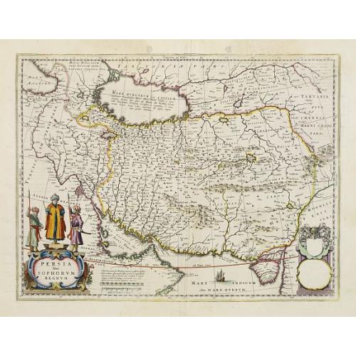 Old map image download for Persia sive Sophorum Regnum.