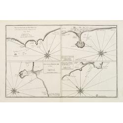 Plan du Passage du Fort Brescon - Plan de la Rade de..