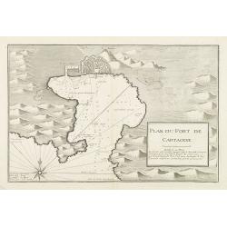 Plan du Port de Cartagene.
