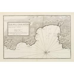 Plan de la Baye de Rose et des Côtes des environs de puis le port de Cadequié jusques au Cap St. Sebastien..