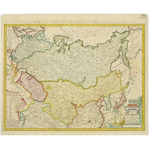 Old map image download for Charte das Russische Reich und die von den Tatarn..