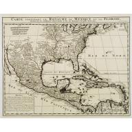 Old map image download for Carte contenant le Royaume du Mexique et la Floride.