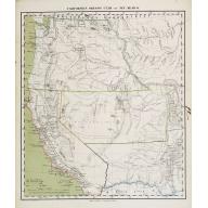 Old map image download for Californien, Oregon Utah und Neu-Mejico.