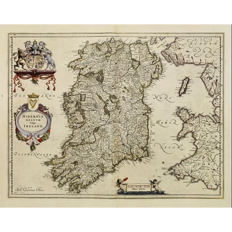 Hibernia regnum vulgo Ireland..