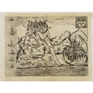 Old, Antique map image download for (Castle Margat - La ville De Valanie.]