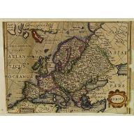 Old, Antique map image download for Europa.