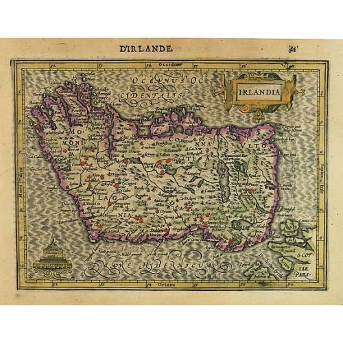 Old map image download for Irlandia.