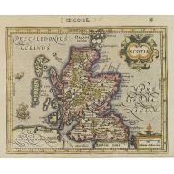 Old, Antique map image download for Scotia.