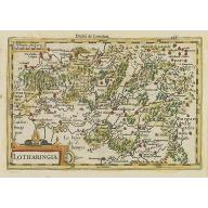 Old, Antique map image download for Lotharingia.