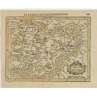 Old, Antique map image download for Transsylvania.