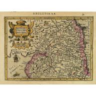 Old, Antique map image download for Northumbr. Cumberladia Dunelm. Episcop.