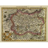 Old, Antique map image download for La Germanie.