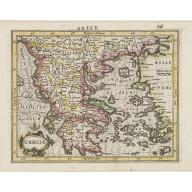 Old, Antique map image download for Graecia.