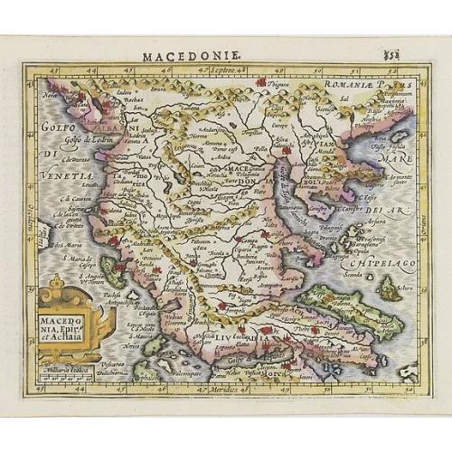 Old map image download for Macedonia, Epir. et Achaia.