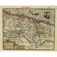 Old, Antique map image download for Tabula Cananae ae prout tempore Christi et Apostolorum divisa fuit.