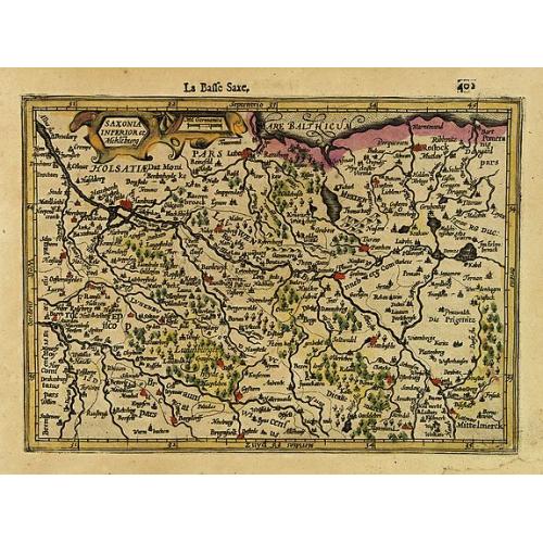 Old map image download for Saxonia Inferior et Mekleburg.