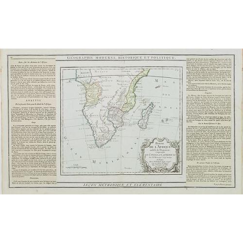 Old map image download for Partie de L'Afrique.. Le Congo, La Cafrerie &c.