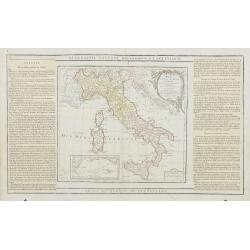 L' Italie Divisée en tous ses Etats..