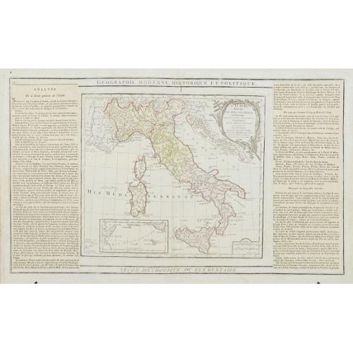 Old map image download for L' Italie Divisée en tous ses Etats..