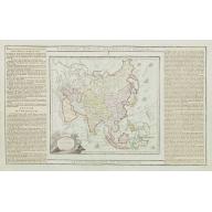Old, Antique map image download for L' Asie Dressée pour l' étude de la Géographie..
