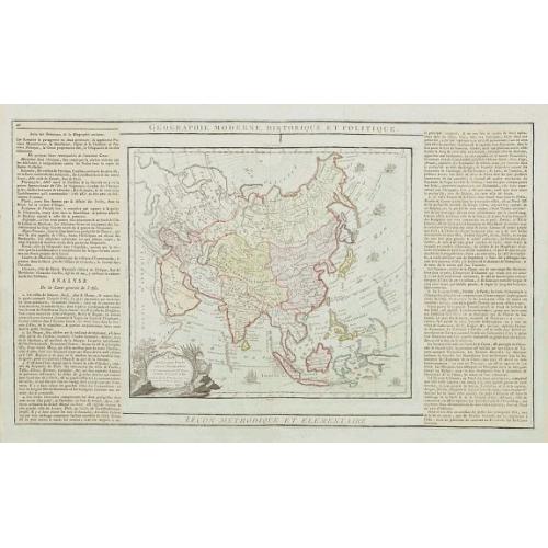 Old map image download for L' Asie Dressée pour l' étude de la Géographie..