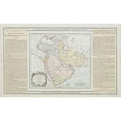 Old map image download for Perse, Turquie Asiatique et Arabie..
