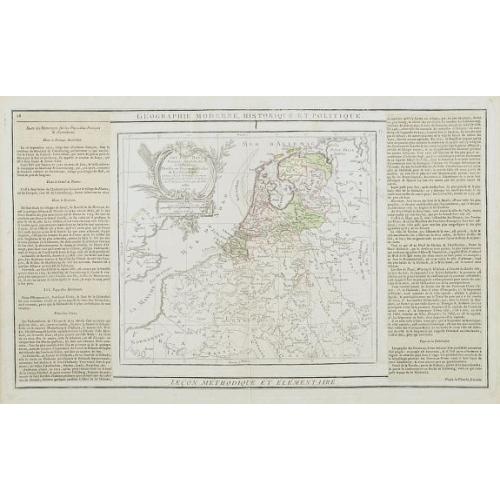 Old map image download for Les Pays Bas François, Autrichiens, et Hollandois..