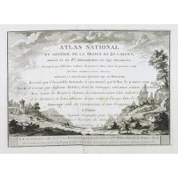 [Title page] Atlas National et Général de la France en 20 Cartes..