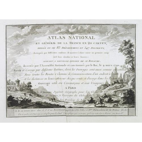 Old map image download for [Title page] Atlas National et Général de la France en 20 Cartes..