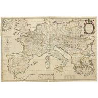 Old, Antique map image download for Imperii Caroli Magni..