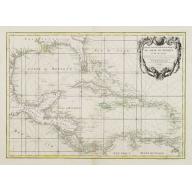 Old map image download for Carte Geo-Hydrographique du Golfe du Mexique et de ses Isles..