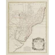 Old map image download for Carte du Paraguay et partie des Pays adjacants..