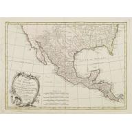 Old, Antique map image download for Carte Du Mexique ou de la Nlle. Espagne Contenant aussi le Nouveau Mexique, la Californie, avec une Partie des Pays adjecents . . . 1771
