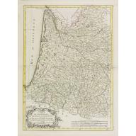 Old, Antique map image download for Carte du Gouvernement de Guienne et Gascogne.. Navarre..