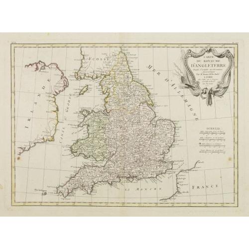 Old map image download for Carte Du Royame D'Angleterre..