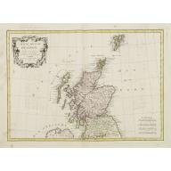 Old, Antique map image download for Carte Du Royame D'Ecosse..